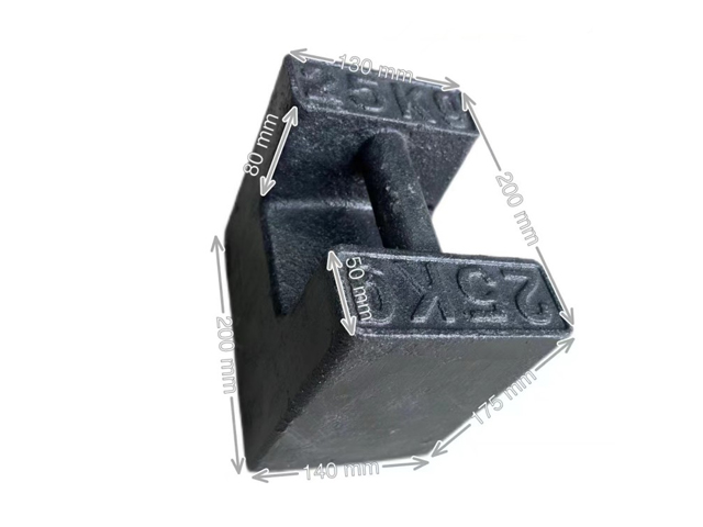 25kg Cast Iron Test Weight