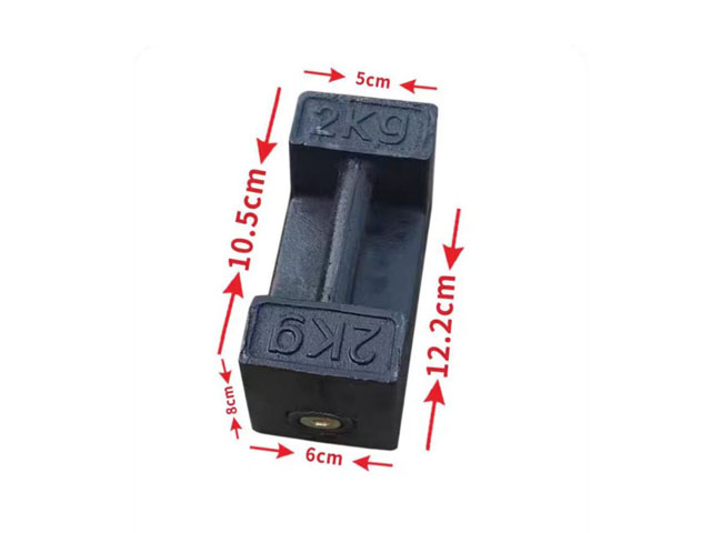 2kg Cast Iron Test Weight