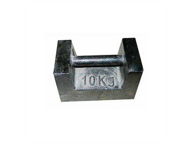 Peso de prueba de hierro fundido de 10 kg