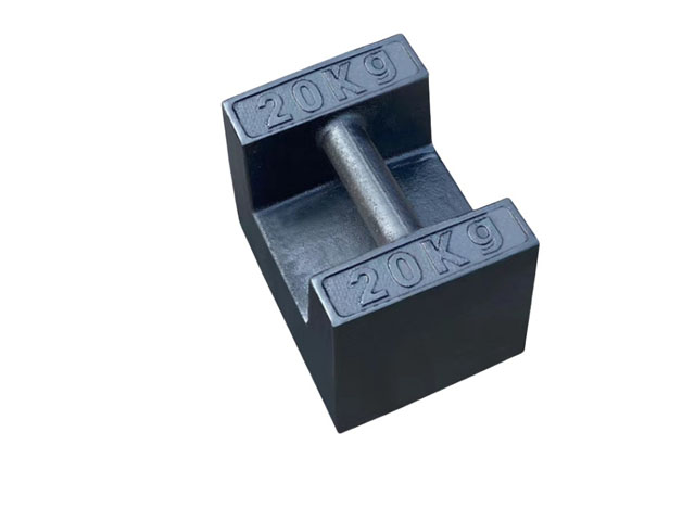 Peso de prueba de hierro fundido de 20 kg