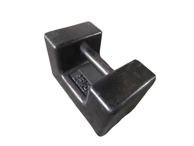 Peso de prueba de hierro fundido 25kg