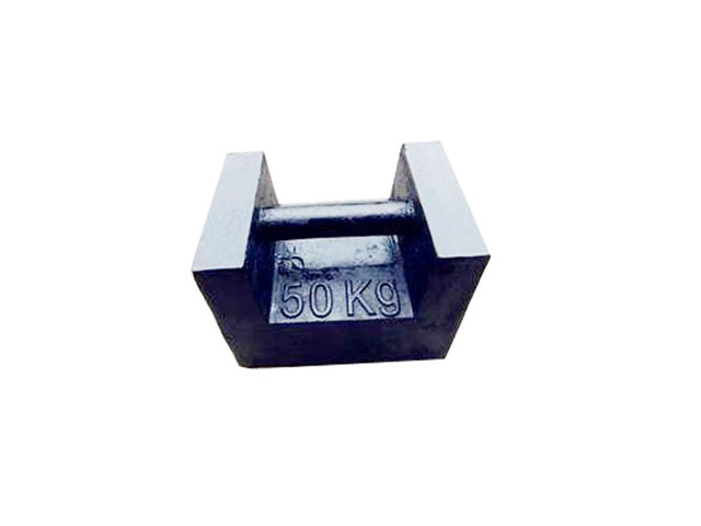 Peso de prueba de hierro fundido de 50 kg