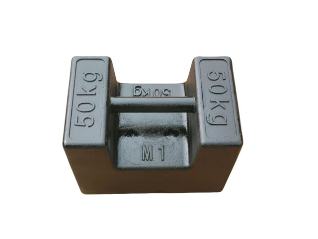 Peso de prueba de hierro fundido de 50 kg